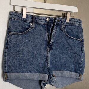 Denim High Waisted Shorts